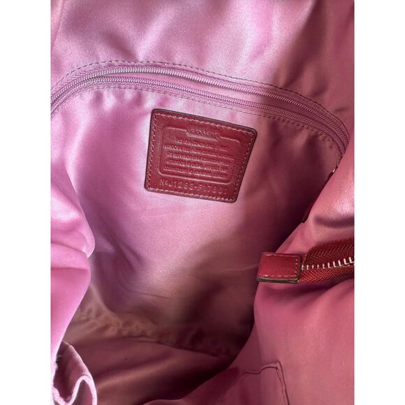 Coach Patent Red Shoulder Bag - Picture 4 of 7